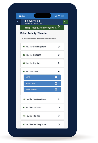 Tractics Dashboard for the Office