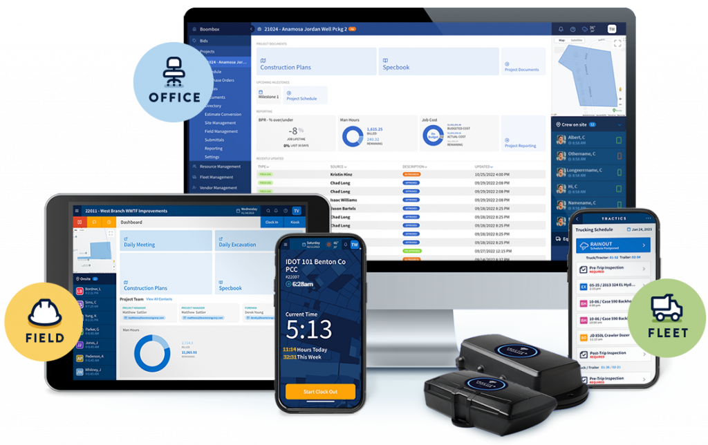 Tractics Construction Management Platform
